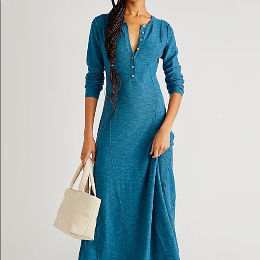 ISO Free People El Topo Dress in Peacock Plume